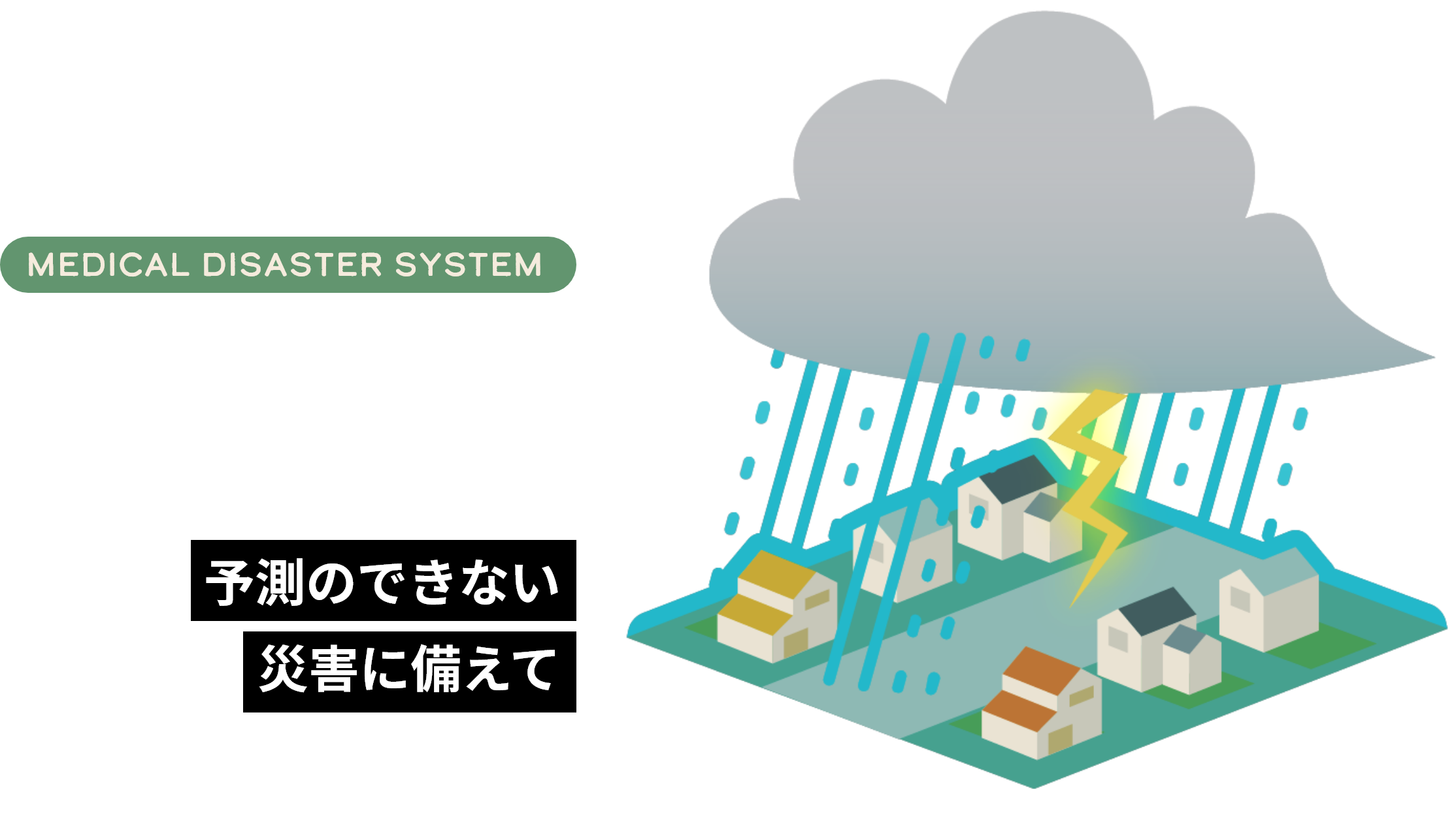 予測のできない災害に備えて